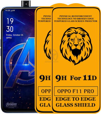 HQ Protection Tempered Glass Guard for Oppo F11 Pro(Pack of 2)