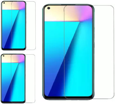 ISAAK Tempered Glass Guard for Infinix Note 7(Pack of 3)