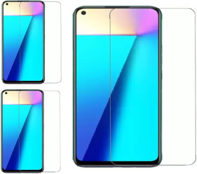 ISAAK Tempered Glass Guard for Infinix Note 7 Lite(Pack of 3)