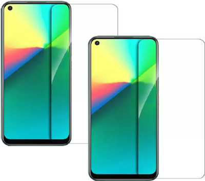 ISAAK Tempered Glass Guard for Realme 7i(Pack of 2)