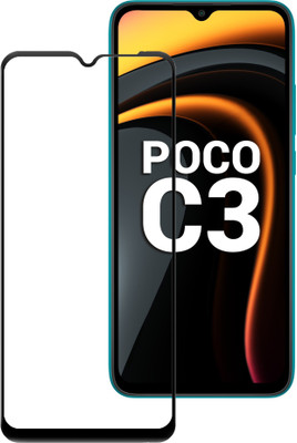 Gorilion Tempered Glass Guard for Poco C3(Pack of 1)