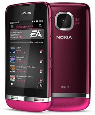 IOTRONICS INNOVATIONS Tempered Glass Guard for nokia Asha 311(Pack of 1)