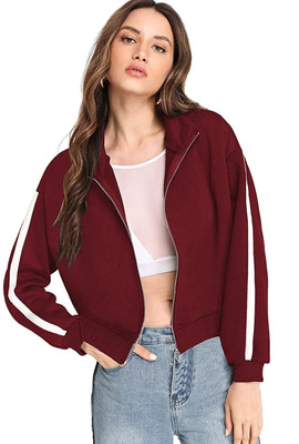 FABRICORN Full Sleeve Color Block Women Sweatshirt