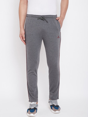 Adobe Solid Men Grey Track Pants