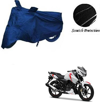 GoldCartz Waterproof Two Wheeler Cover for TVS(Apache RTR 160, Blue)