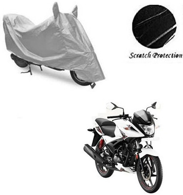 JVBRANGI Waterproof Two Wheeler Cover for Hero(Ignitor, Silver)