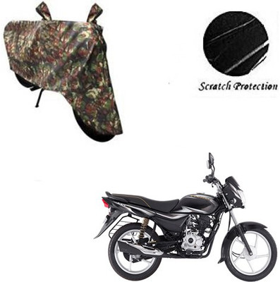 GoldCartz Waterproof Two Wheeler Cover for Bajaj(Platina 100 DTS-i, Multicolor)