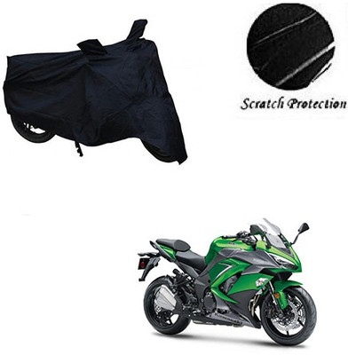 Mdstar Waterproof Two Wheeler Cover for Kawasaki(Ninja 1000, Black)