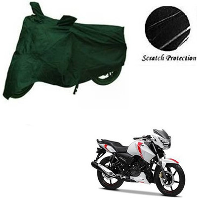 JVBRANGI Waterproof Two Wheeler Cover for TVS(Apache RTR 160, Green)