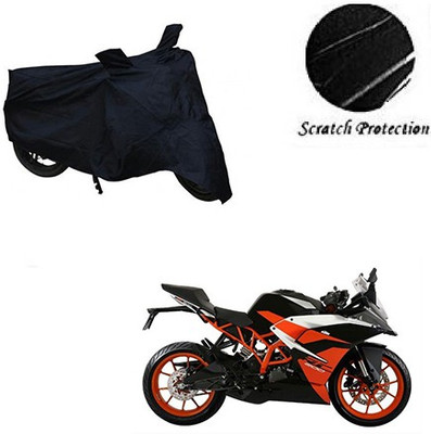 Mdstar Waterproof Two Wheeler Cover for KTM(RC 390, Black)
