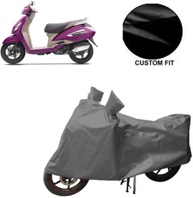 JVBRANGI Waterproof Two Wheeler Cover for TVS(Jupiter, Grey)