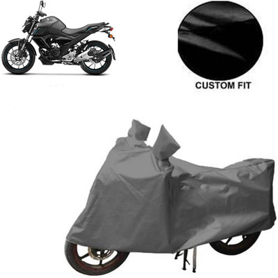 MOTOWORLD Waterproof Two Wheeler Cover for Yamaha(FZ, Grey)