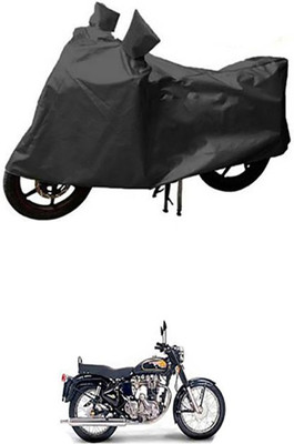 THE REAL ARV Waterproof Two Wheeler Cover for Royal Enfield(Twin spark, Grey)