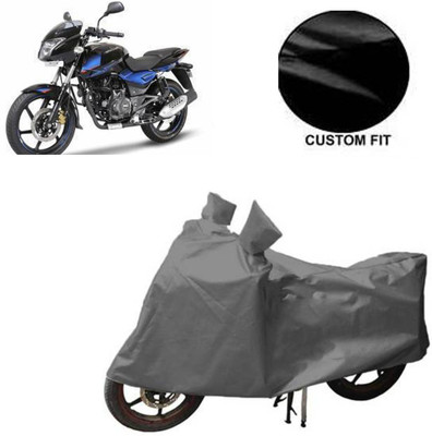 MOTOWORLD Waterproof Two Wheeler Cover for Bajaj(Pulsar 150 DTS-i, Grey)