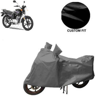 MOTOWORLD Waterproof Two Wheeler Cover for Yamaha(Libero, Grey)