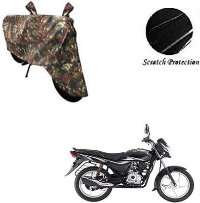 GoldCartz Waterproof Two Wheeler Cover for Bajaj(Platina 100 DTS-i, Multicolor)