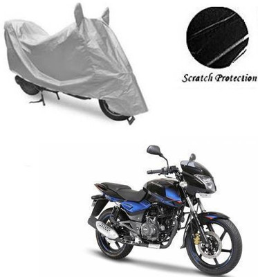 RPSENTTERPR Waterproof Two Wheeler Cover for Bajaj(Pulsar 150 DTS-i, Silver)