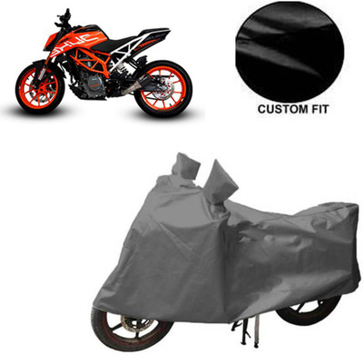 RPSENTTERPR Waterproof Two Wheeler Cover for KTM(Duke 390, Grey)