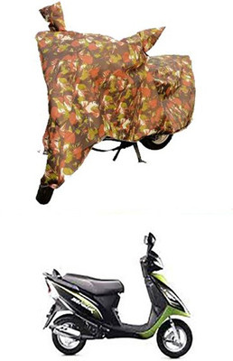 Blossom Trendz Two Wheeler Cover for TVS(Scooty Streak, Multicolor)