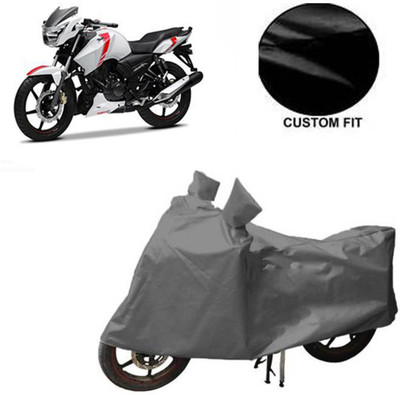 RPSENTTERPR Waterproof Two Wheeler Cover for TVS(Apache, Grey)