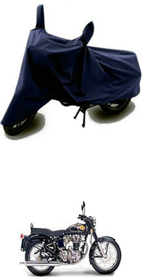 SnehaSales Two Wheeler Cover for Royal Enfield(Twin spark, Blue)