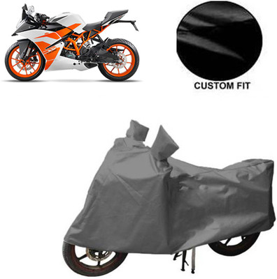 GoldCartz Waterproof Two Wheeler Cover for KTM(Duke 200, Grey)