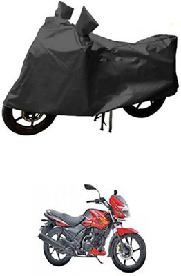 CoNNexXxionS Two Wheeler Cover for TVS(Flame DS 125, Grey)