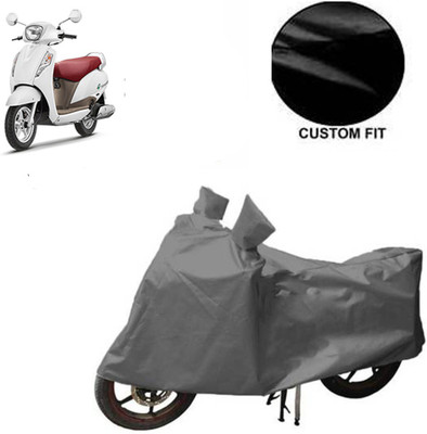 RPSENTTERPR Waterproof Two Wheeler Cover for Suzuki(Access, Grey)