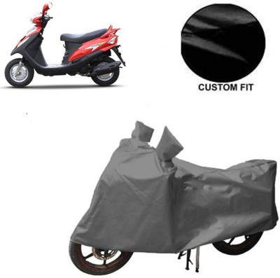 RPSENTTERPR Waterproof Two Wheeler Cover for Mahindra(Flyte, Grey)