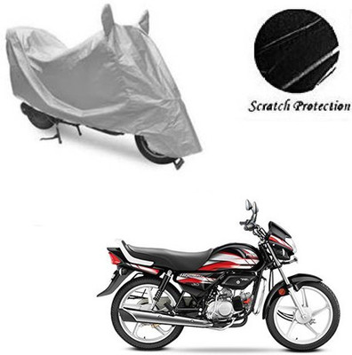 JVBRANGI Waterproof Two Wheeler Cover for Hero(CD deluxe, Silver)