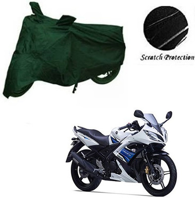 JVBRANGI Waterproof Two Wheeler Cover for Yamaha(YZF R15 S, Green)