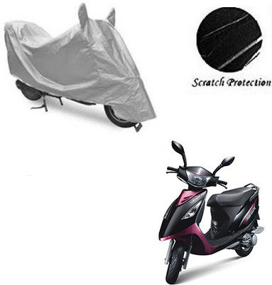 JVBRANGI Waterproof Two Wheeler Cover for TVS(Scooty Streak, Silver)