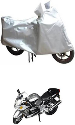 THE REAL ARV Two Wheeler Cover for Suzuki(Silver)