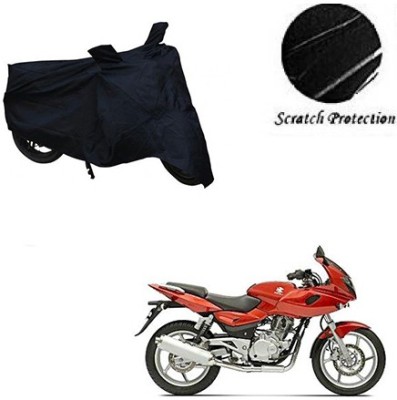 GoldCartz Waterproof Two Wheeler Cover for Bajaj(Pulsar 220 DTS-i, Black)