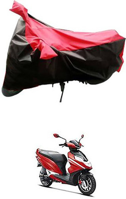 Autogard Two Wheeler Cover for Hero(Red, Black)