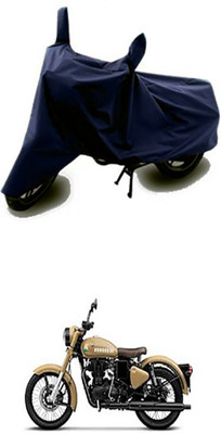 THE REAL ARV Two Wheeler Cover for Royal Enfield(Classic 350, Blue)