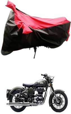 Blossom Trendz Two Wheeler Cover for Royal Enfield(Battle Green, Multicolor)