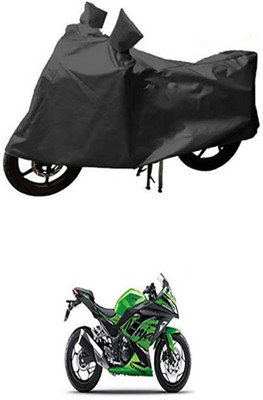 APNEK Waterproof Two Wheeler Cover for Kawasaki(Ninja 300, Grey)