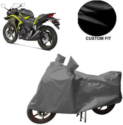 RPSENTTERPR Waterproof Two Wheeler Cover for Honda(CBR 250R, Grey)