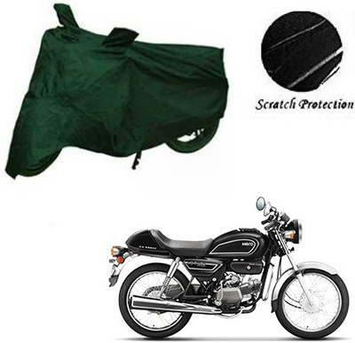 JVBRANGI Waterproof Two Wheeler Cover for Hero(Splendor Pro Classic, Green)