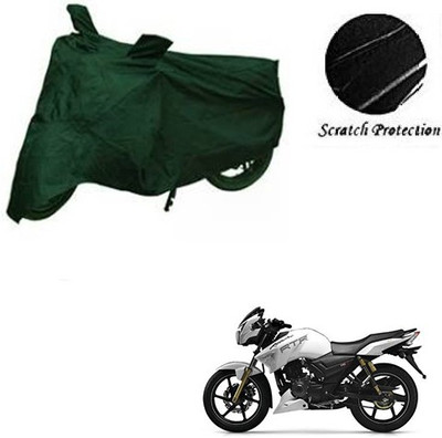 JVBRANGI Waterproof Two Wheeler Cover for TVS(Apache RTR 180, Green)