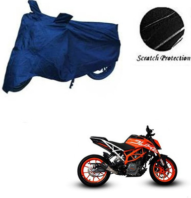 GoldCartz Waterproof Two Wheeler Cover for KTM(Duke 390, Blue)