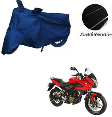 GoldCartz Waterproof Two Wheeler Cover for Bajaj(Pulsar AS 150, Blue)