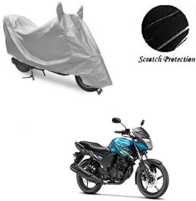 GoldCartz Waterproof Two Wheeler Cover for Yamaha(SZ-RR, Silver)