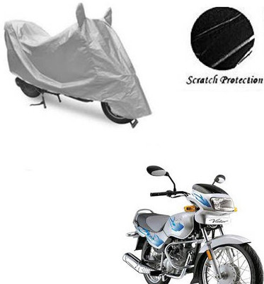 RPSENTTERPR Waterproof Two Wheeler Cover for TVS(Victor GLX, Silver)
