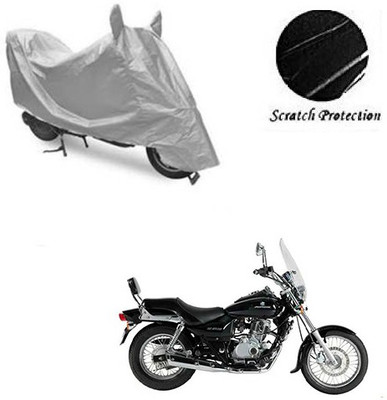 GoldCartz Waterproof Two Wheeler Cover for Bajaj(Avenger 220 DTS-i, Silver)