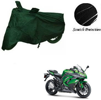 JVBRANGI Waterproof Two Wheeler Cover for Kawasaki(Ninja 1000, Green)