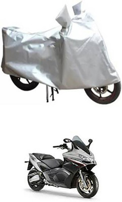 Shinestudios Two Wheeler Cover for Aprilia(Silver)