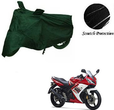 JVBRANGI Waterproof Two Wheeler Cover for Yamaha(R15 s, Green)