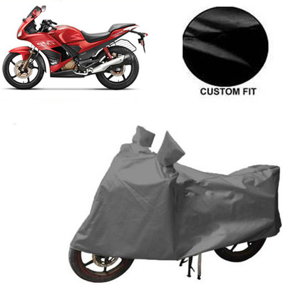 JVBRANGI Waterproof Two Wheeler Cover for Hero(Karizma ZMR, Grey)